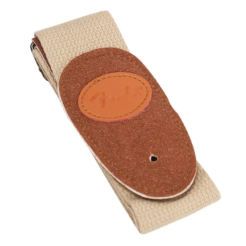 Natural Color Straps for Electric or Acoustic Guitars