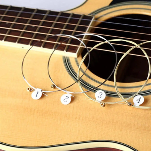 6pcs Steel Acoustic Guitar Strings