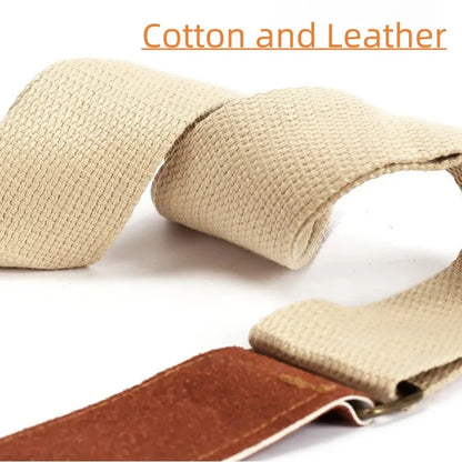 Natural Color Straps for Electric or Acoustic Guitars