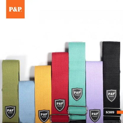 Colorful Straps for Electric or Acoustic Guitars