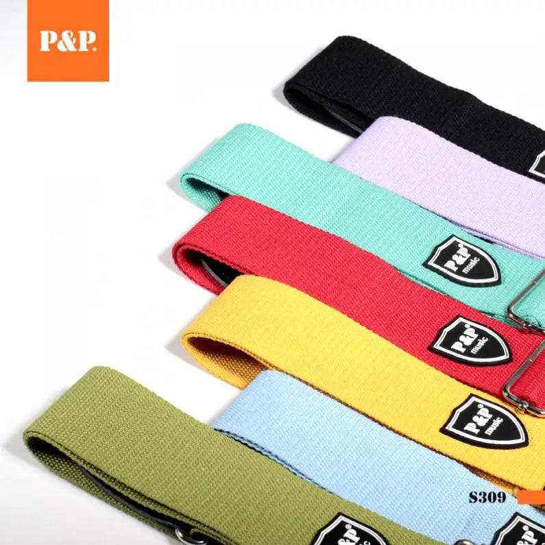 Colorful Straps for Electric or Acoustic Guitars