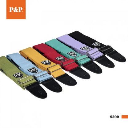 Colorful Straps for Electric or Acoustic Guitars